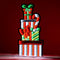 Melrose Package Stack and Candy Cane Ekkolight 47"H