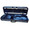 GEWA PURE CVK02 3/4 Violin Case - Ultra-Rigid Foam Shell - Dark Blue/Blue