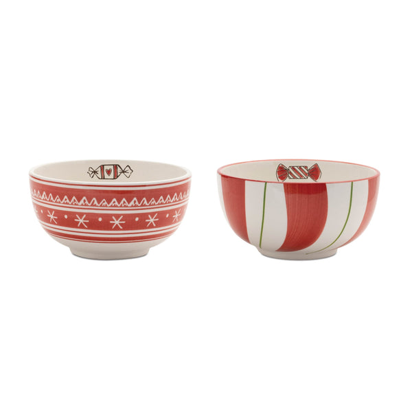 Melrose Ceramic Santa Candy Bowl (Set of 4)