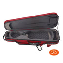 Pedi NiteFlash Superlite Violin Case 4/4 - Red w/ Steel-Shield & Water-Resistant