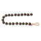 Melrose Modern Matte Black Bead Garland – Set of 2
