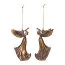 Melrose Bronze Trumpet Angel Ornament (Set of 6)