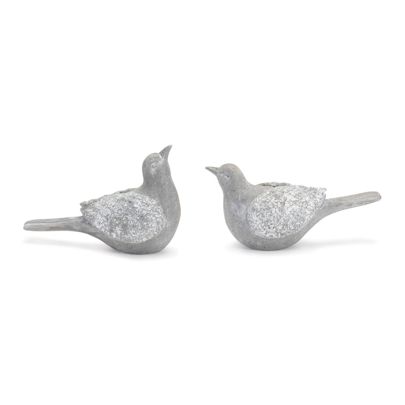 Melrose Stone Garden Bird Figurine (Set of 4)