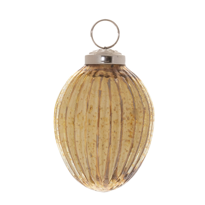 Melrose Gold Holiday Ornaments (Set of 8)