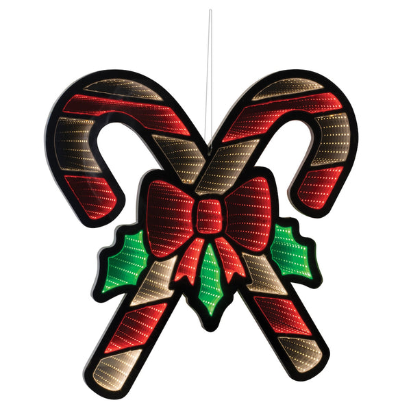 Melrose Holiday Candy Cane Ekko Light Display 23.5"L