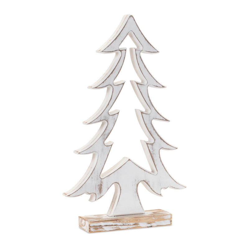 Melrose Wood Pine Tree Outline (Set of 3)