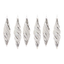 Melrose Beaded Glass Swirl Ornament (Set of 6)
