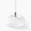 On‑Stage MS7201QTRW White Quarter‑Turn Round‑Base Mic Stand 34″–60″