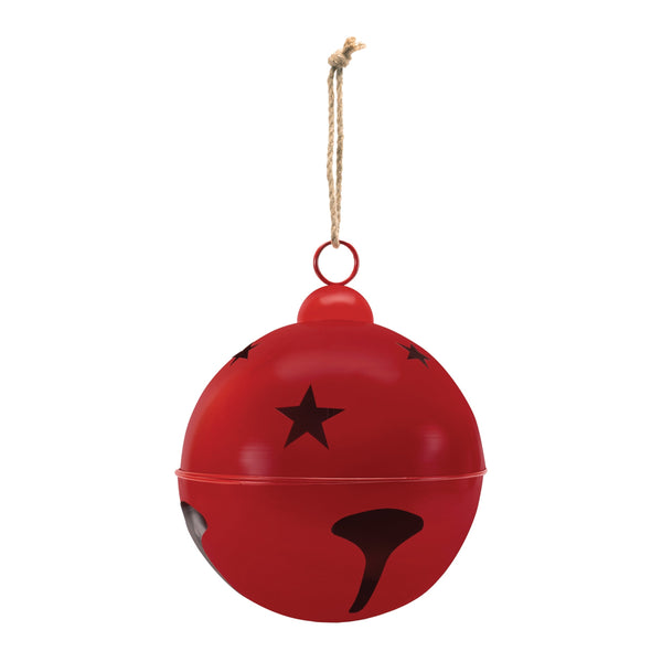 Melrose Distressed Metal Bell Ornament 19"H