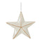 Melrose Ceramic Star and Snowflake Ornament (Set of 6)