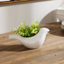 Melrose Ceramic Bird Planter (Set of 6) White Decor Home Accent