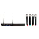 VocoPro Digital-Quad-H 4-Channel UHF Wireless Handheld Microphone System