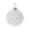 White Washed Glass Ornament (Set of 6)