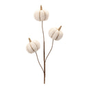 Melrose Plush Fall Pumpkin Spray (Set of 2)