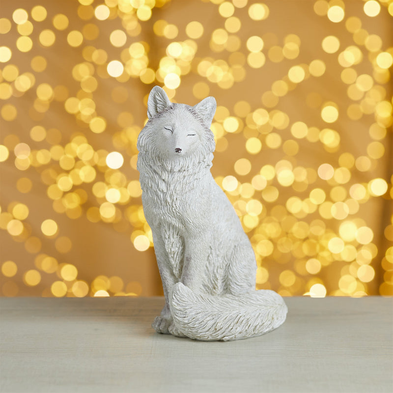 Melrose Winter Fox Figurine (Set of 2)