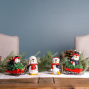 Melrose Playful Penguins with Sled Figurine (Set of 2)
