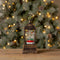 Melrose LED Snow Globe Lantern with Truck and Forest Scene 10.25"H