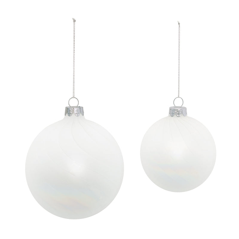 Melrose Iridescent Glass Ball Ornament (Set of 12)
