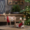 Melrose Carved Winter Moose with Scarf (Set of 2)