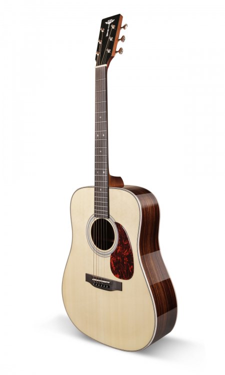 Tyma TD-12E Dreadnought Acoustic-Electric Guitar with Solid Sitka Spruce Top