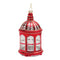 Glittered Glass Lantern Ornament (Set of 6)