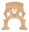 Aubert No. 16 Mirecourt French 4/4 Medium Heart Cello Bridge 100 mm