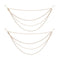 Melrose Pearl Bead and Chain Link Garland (Set of 2)