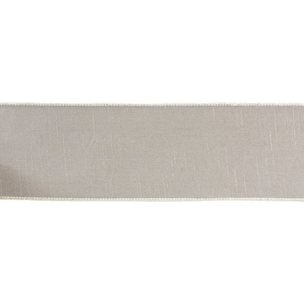 Melrose Beige Holiday Ribbon 4" x 10 yds.