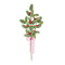 Melrose Fabric Holly Berry Spray (Set of 6)