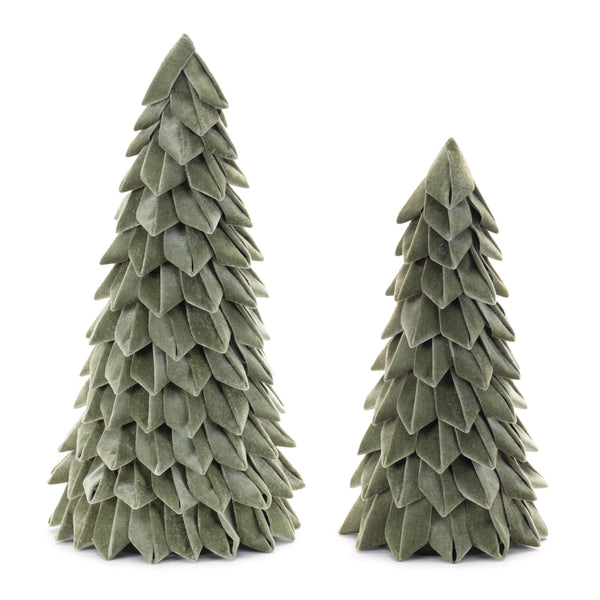 Melrose Fabric Pine Tree (Set of 2)