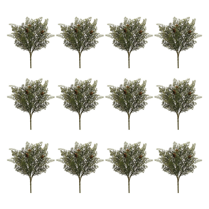 Melrose Cedar and Pincone Bush (Set of 12)