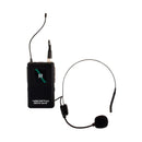 VocoPro Digital-Quad-B-500 4-Channel UHF Wireless Headset & Lapel Mic System
