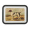 Melrose Framed Country Dog Print Wall Decor, Modern, Rustic, Wood