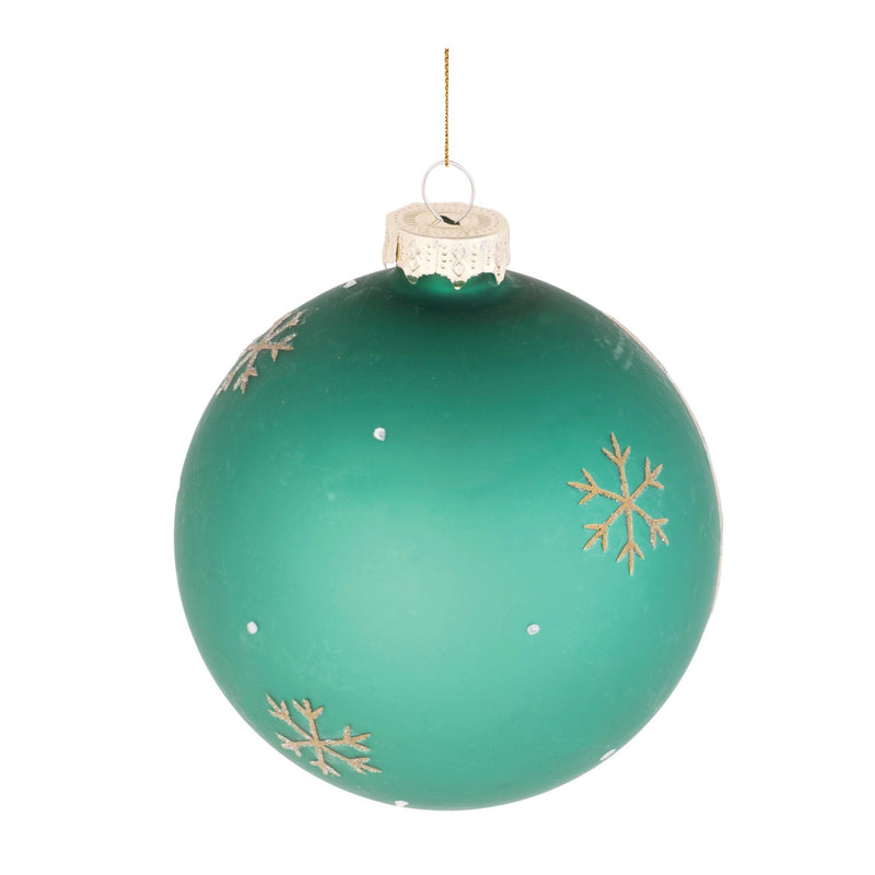 Melrose Beaded Pine Tree Ball Ornament (Set of 6)