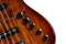 Cort GBFUSION5ABB GB Series Fusion 5 String Bass Guitar - Antique Brown Burst