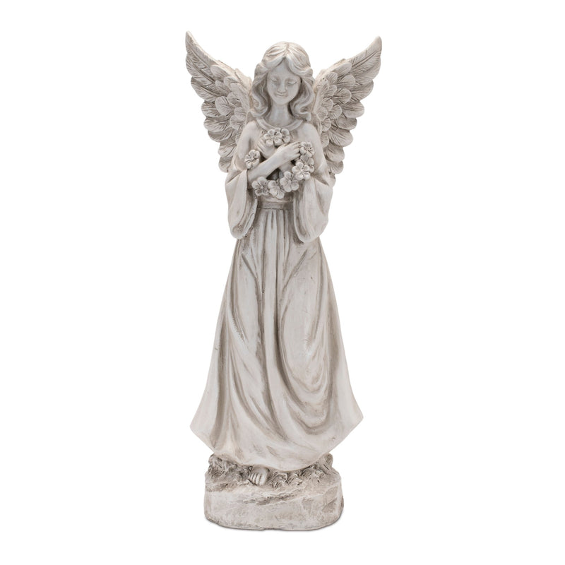 Floral Angel Statue (Set of 3)