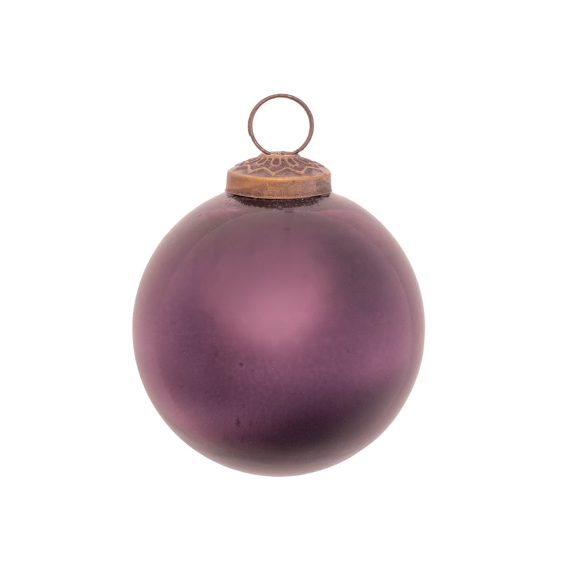 Melrose Frosted Glass Ball Ornament (Set of 12)