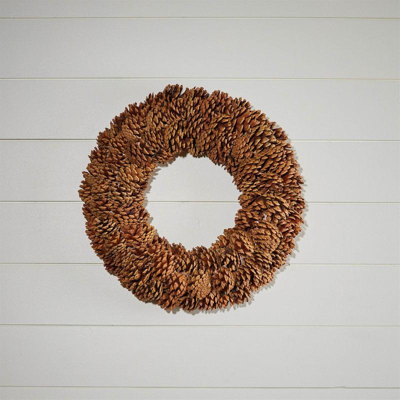 Melrose Natural Pinecone Wreath 18"D
