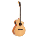 Stagg Orchestra Cutaway Acoustic-Electric Spruce Flamed Mahogany – SA45-OCE-FM