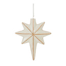 Melrose Ceramic Star and Snowflake Ornament (Set of 6)