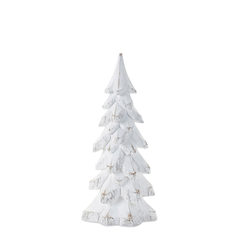 Melrose White Washed Pine Tree (Set of 2)