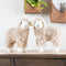 Melrose Standing Plush Sheep Decor with Curly Hair (Set of 2)