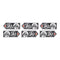 Melrose Ski Lift Lodge Sign (Set of 6)