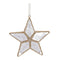 Metal Framed Star Ornament (Set of 12)