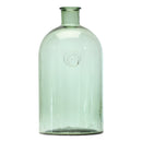 Melrose Sage Glass Bottle Neck Vase 12"H
