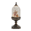 Melrose LED Snow Globe with Santa and Toy Bag 12.5"H