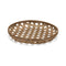 Melrose Large Round Bamboo Wooden Tray 22.25"D