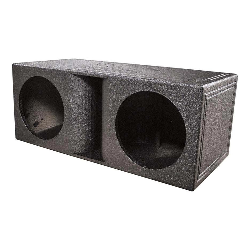 QPower Dual 12" Ported Sub Box QBOMB12HP