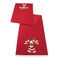 Melrose Embroidered Candy Cane Table Runner 72"L