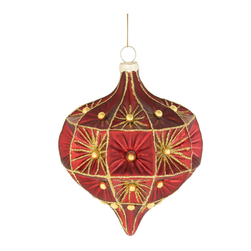 Melrose Beaded Glass Ornament (Set of 6)